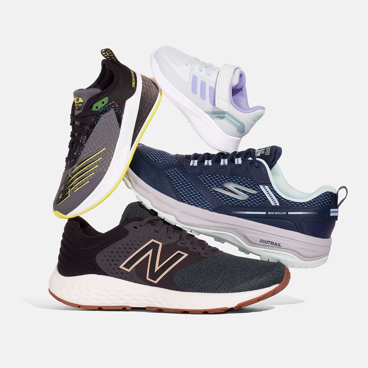 Active Sneakers for the Family Under $50