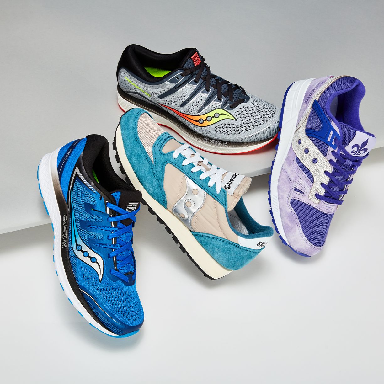 Men's Active Shoes Feat. Saucony