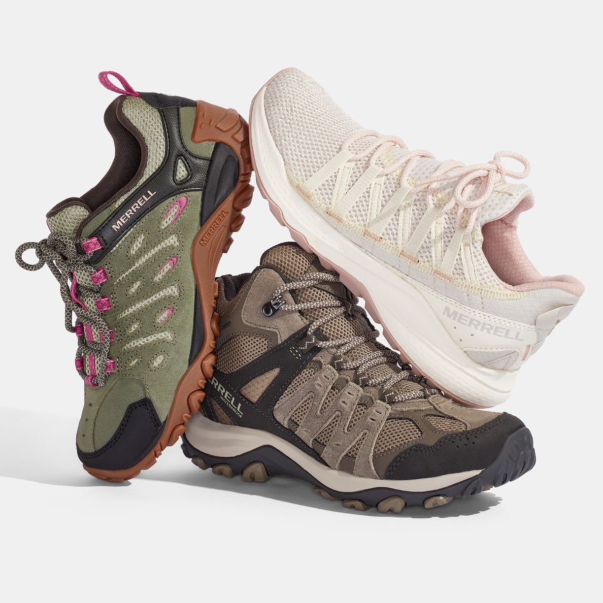 Hiking Shoes Feat. Salomon & Merrell