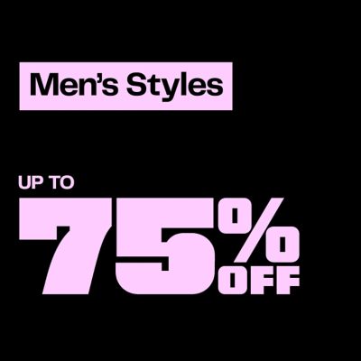 Top Picks for Men Up to 75% Off