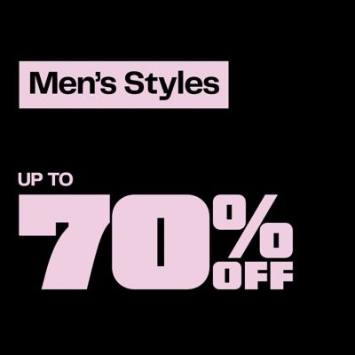 Summer Savings: Men's Styles Up to 70% Off