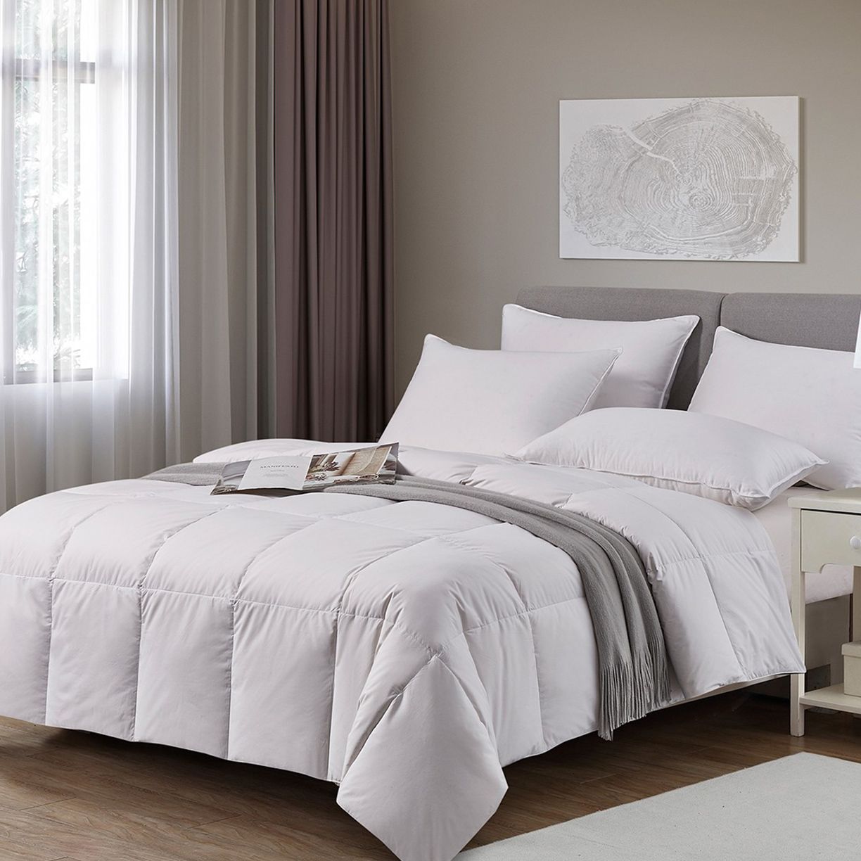 Goose Feather Down Comforters & More Bedding