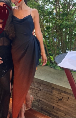 Tyler Ombre Chiffon Dress