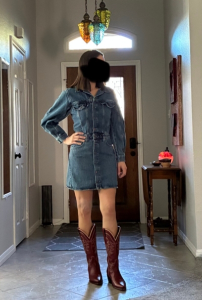 agolde denim mini dress Agolde - Barton Select Denim Mini Dress