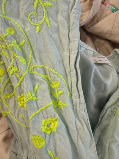 The Somerset Mini Dress: Embroidered Linen Edition