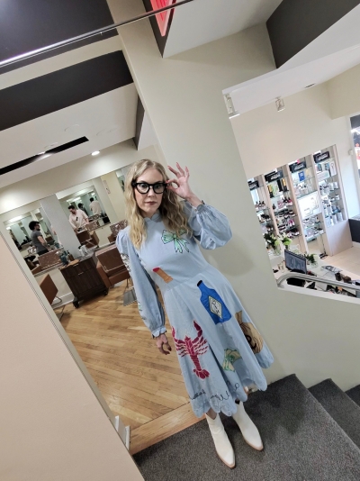 handcrafted circus midi dress Handcrafted Circus Midi Dress