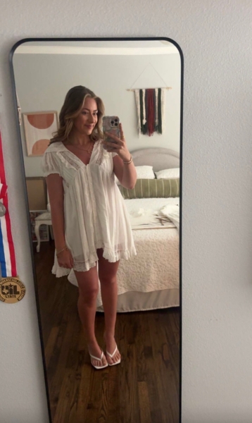 sunkissed mini button front dress Sunkissed Mini Button-Front Dress