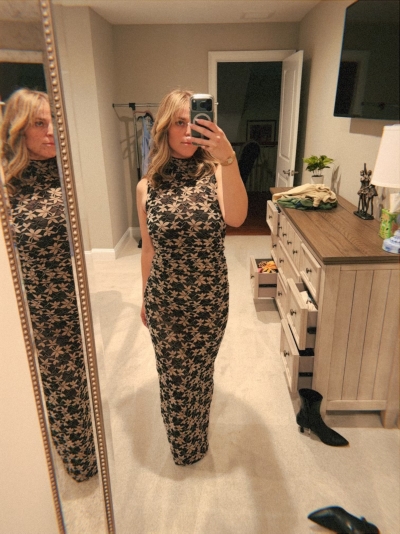 lemon maxi dress uk Dream Sight Lace Satin Maxi Dress