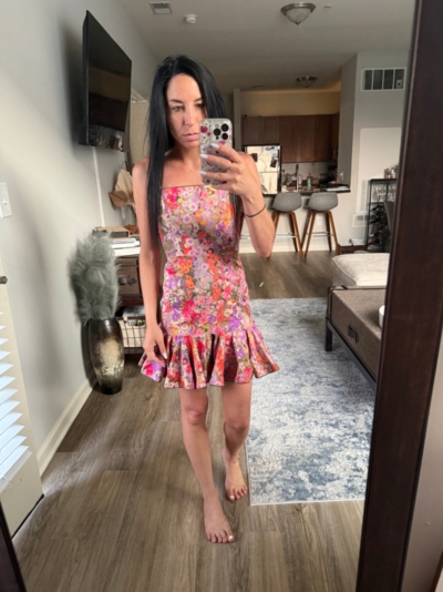 Mari Ruffle Mini Dress | Nuuly