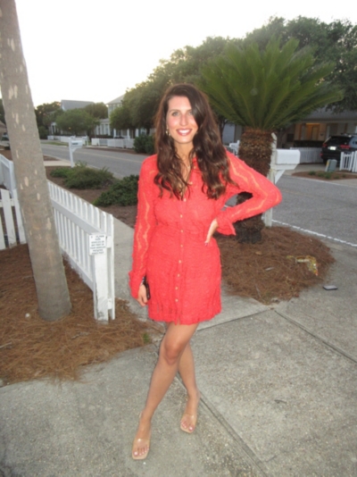 Shayla Lace Mini Dress | Nuuly