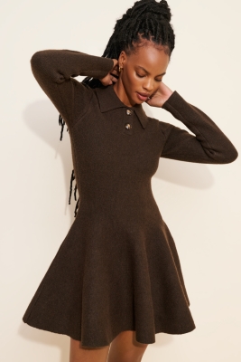 Lexter Mini Volume Knit Dress | Nuuly