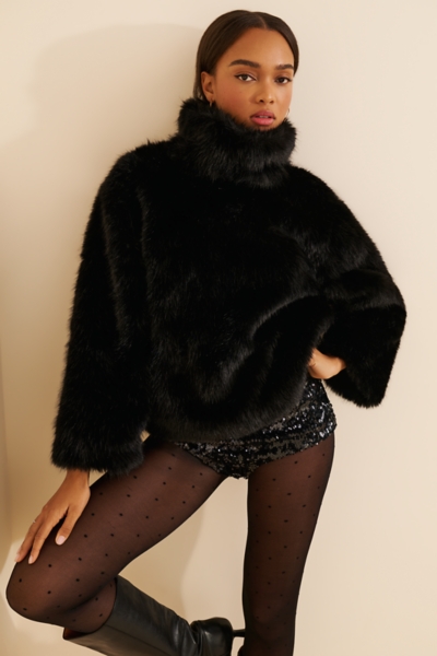Renata Faux Fur Sweater | Nuuly