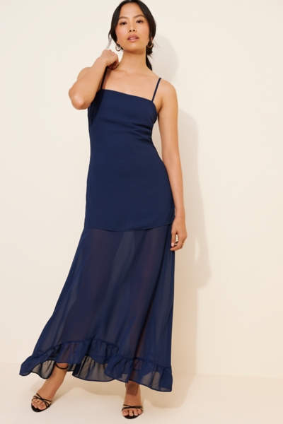 Layla Layered Chiffon Maxi Dress | Nuuly