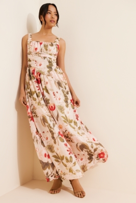Cameron Ruched Bodice Maxi Dress