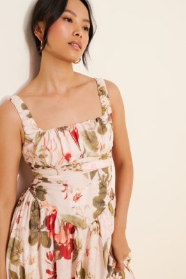 Cameron Ruched Bodice Maxi Dress