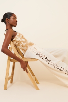 Side Crochet Linen Pants | Nuuly