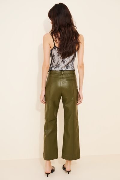 Nicci Vegan-Leather Lace-Up Pants | Nuuly