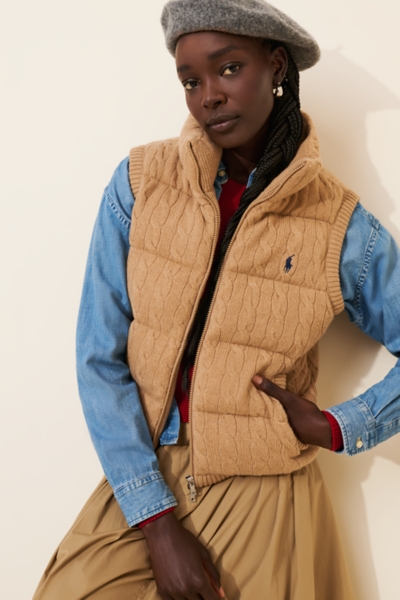 Wool Blend Sweater Puffer Vest | Nuuly