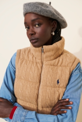 Wool Blend Sweater Puffer Vest Nuuly