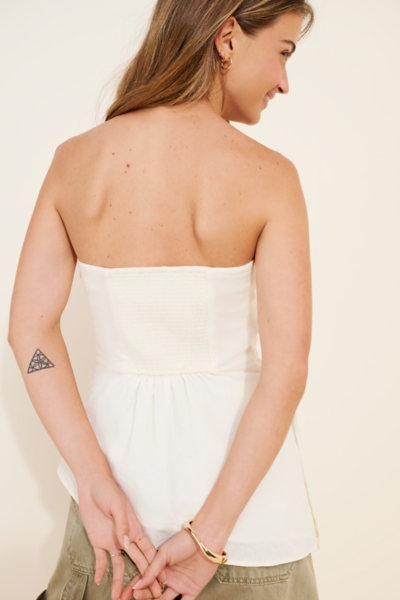 Linen Long Line Tube Top | Nuuly