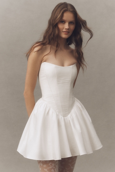 Strapless Corset Fit & Flare Mini Dress | Nuuly