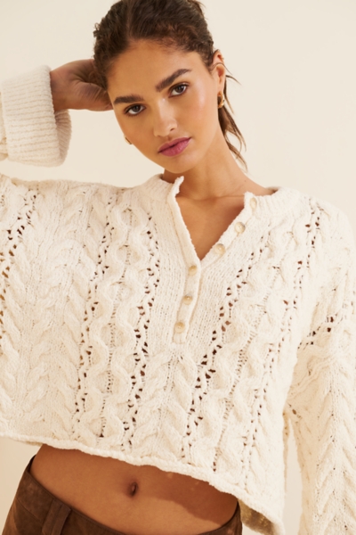 Polly Cable-Knit Sweater | Nuuly