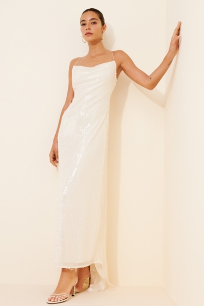 The Flowers And The Moon Midi Dress