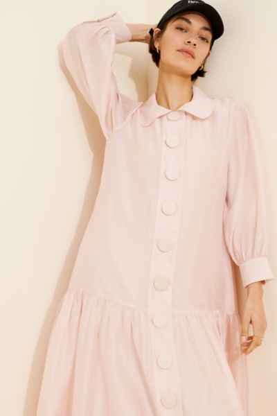 ivory dress near me Flowy Ivory Maxi Dress - All Dresses main image 1