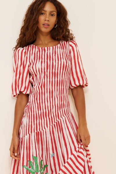 sachin and babi light blue dress Stripe Nara Maxi Dress