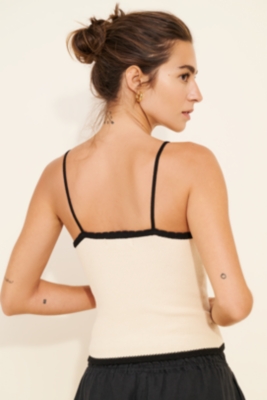 Scallop Edge Knit Cami Top | Nuuly