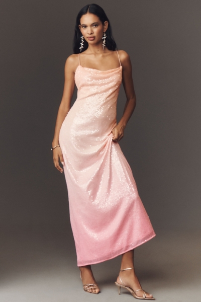 Sleeveless Sequin Ombr Maxi Dress | Nuuly