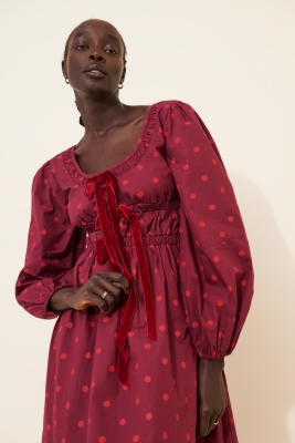 Dakota Bow Midi Dress