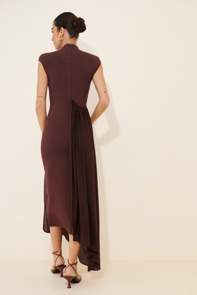 Francis Knit Combo Midi Dress