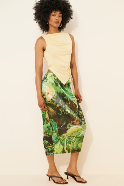 Accordion Midi Skirt | Nuuly
