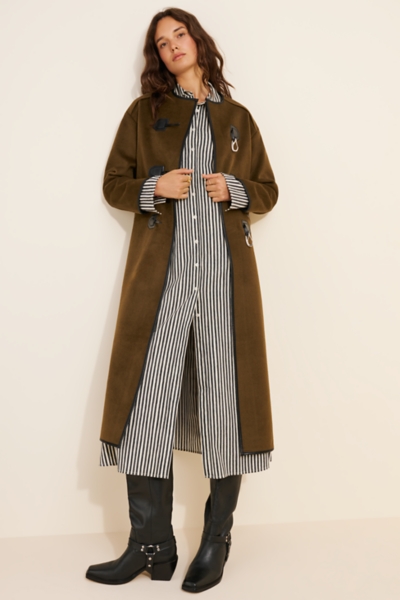 Lennox Buckle Longline Coat | Nuuly