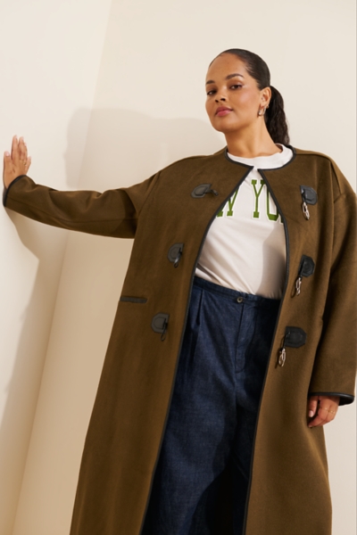 Lennox Buckle Longline Coat | Nuuly