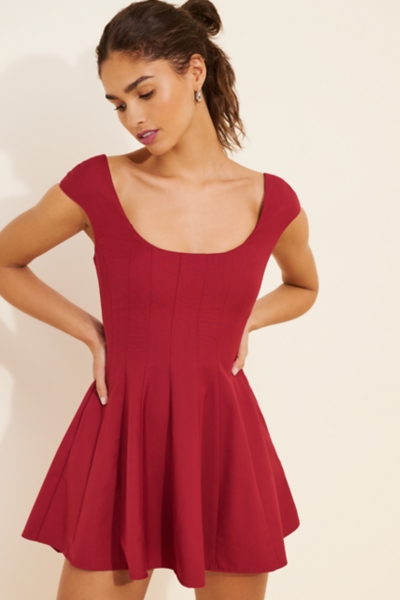 open lace back dress Palermo Keyhole Front Mini Dress – Seafolly Australia main image 0