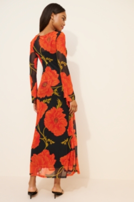 Poppy Mesh Maxi Dress