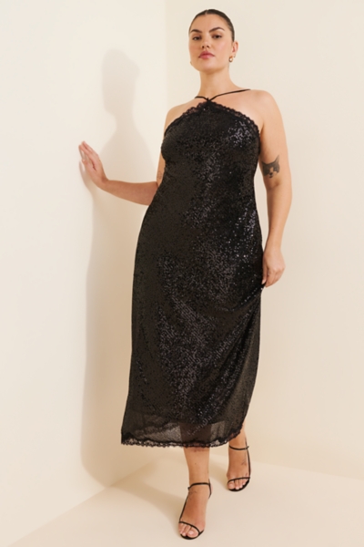 sequin dress halter Lenox Dress Shirt Classic Fit main image 0