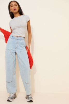 【2plan】Leah Raw Denim Pants 2PLAN