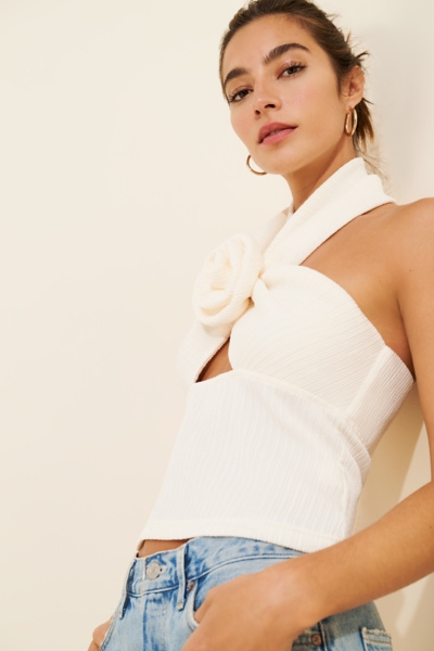 Rosette Halter Top | Nuuly