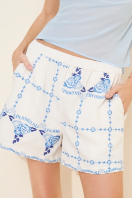 Myra Cross Stitch Shorts