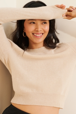 Dana Cashmere Crew Sweater Nuuly - Main Image