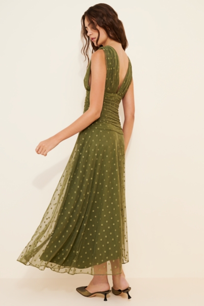 Asymmetric Drop Waist Midi Dress | Nuuly