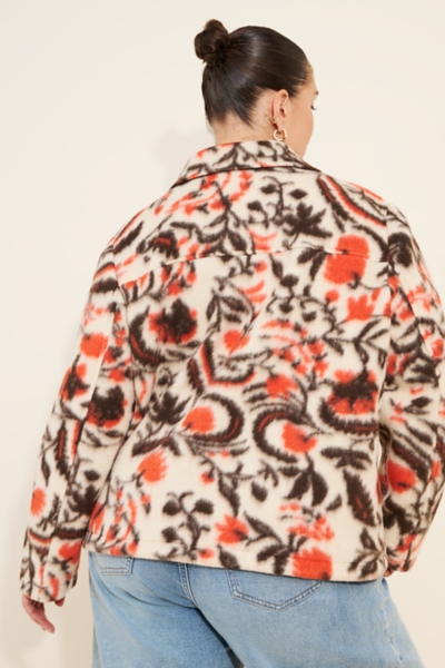 Collared Sherpa Jacket | Nuuly