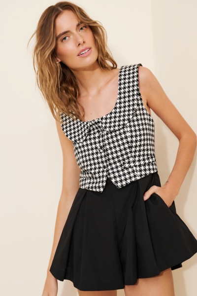 Collared Twofer Romper | Nuuly