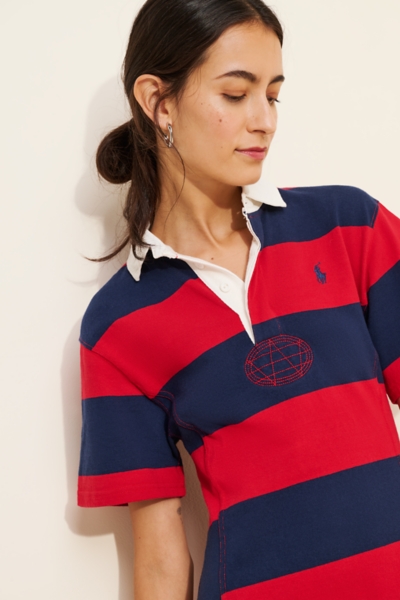 Jersey Knit Polo Mini Dress | Nuuly