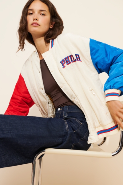 セオリー★新品★COMPACT CREPE SWEATSHIRT BOMBER Theory - Compact Crepe Zip Up Bomber / コンパクトクロップドジップ