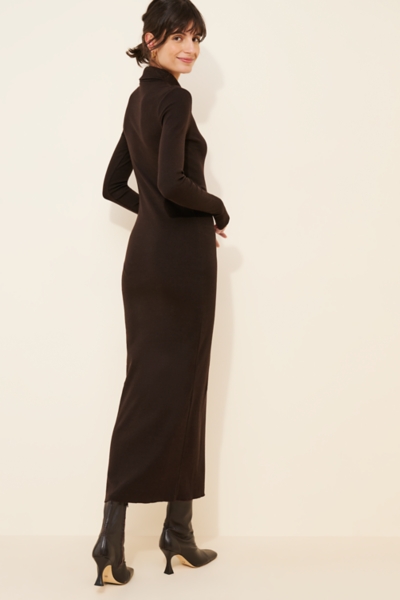 Wool-Blend Knit Turtleneck Dress | Nuuly