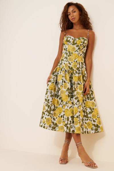 midi didi dress PROENZA SCHOULER Didi frayed striped knitted midi dress